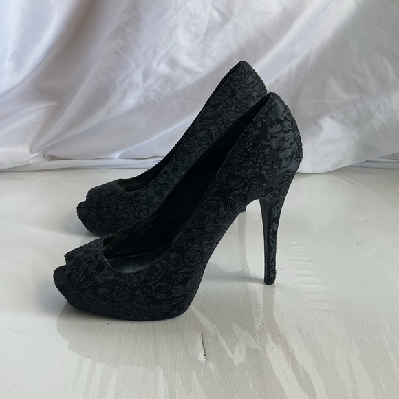 Simply Vera by Vera Wang Open Toe Pump Heels Size 9 - Picture 4 of 15